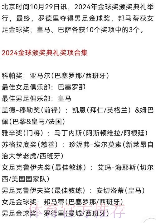 队报：皇马预计今年仍不会参加金球奖颁奖典礼